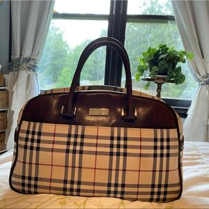 Burberry classic canvas handbag